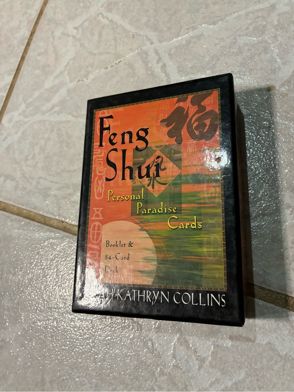 Feng Shui Personal Paradise Cards — Orange and Green Deck